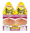 いなば 金のだしクリーム まぐろ・かつお ささみ入り 60g(30g×2)