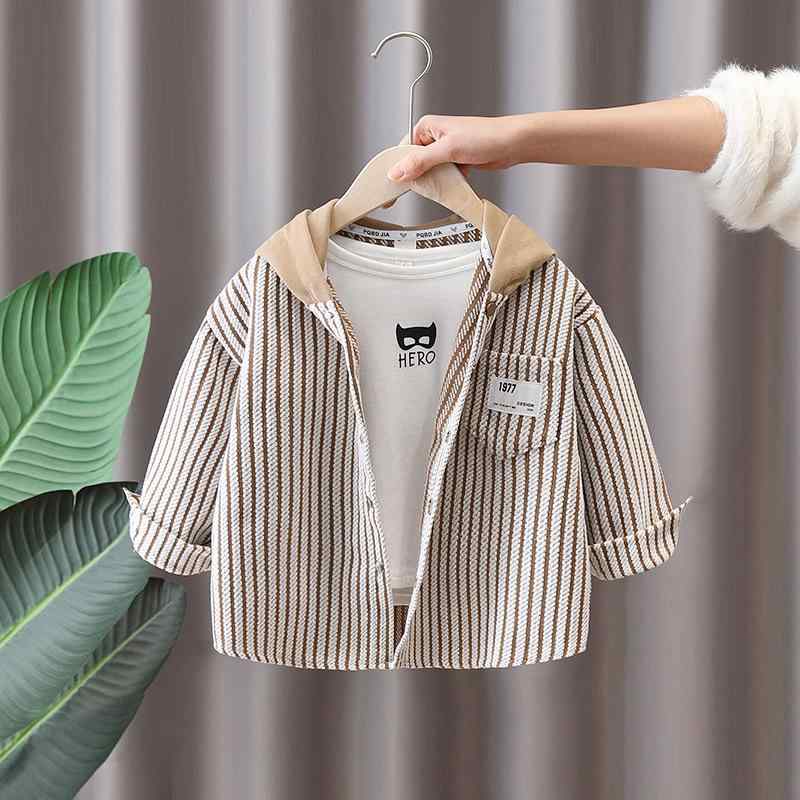 キッズ シャツ 男の子 ボーイズ 子供服 長袖 ストライプ柄 トップス 春秋 カジュアル 綿100% 通園 通学..