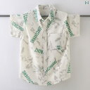 シャツ キッズ 男の子 半袖 コットン プリント アルファベット柄 カジュアル トップス 子供服 夏服 120cm 130cm 140cm 150cm 160c...