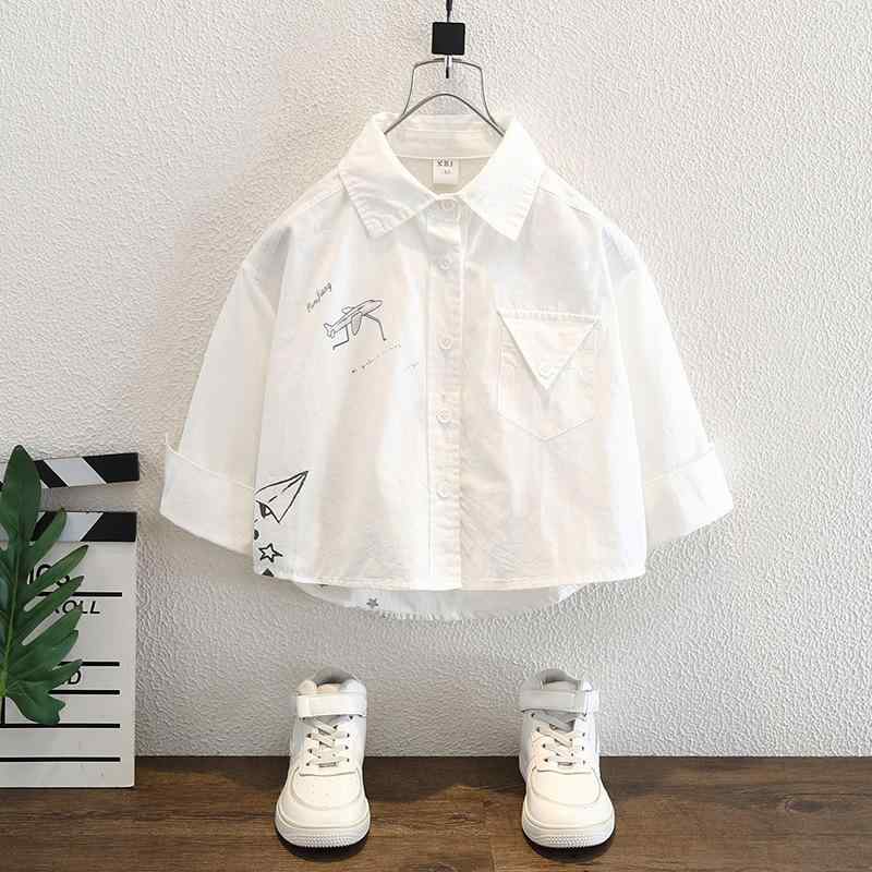 子供服 シャツ 長袖 男の子 秋物 春秋 カジュアル トップス ボーイズ 幼児 3歳 4歳 5歳 6歳 7歳 8歳 綿..