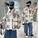 シャツ キッズ 男の子 子供服 長袖 春秋 綿 字母プリント カジュアル グリーン 藏青色(x2)