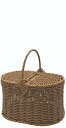 ダイカイ バルト PE柳ピクニックバスケット オーバルS BR W24×D18.5×H14.5×TH25cm 74223