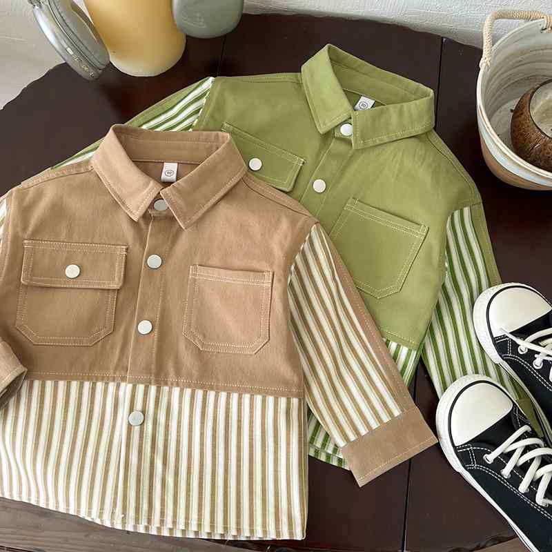 シャツ キッズ 半袖 春秋 子供服 男の子 夏服 上下セット 2点セット コットン100% 襟付き かわいい お..