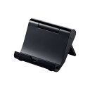 サンワサプライ(Sanwa Supply) iPadスタンド スマホ・タブレット対応 角度調整可 コンパクト ブラック PDA-STN7BK(2)