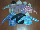 子供服 男の子 長袖 チェック シャツ トップス 綿 春夏 秋 130 140 150 160 韓国(x20)