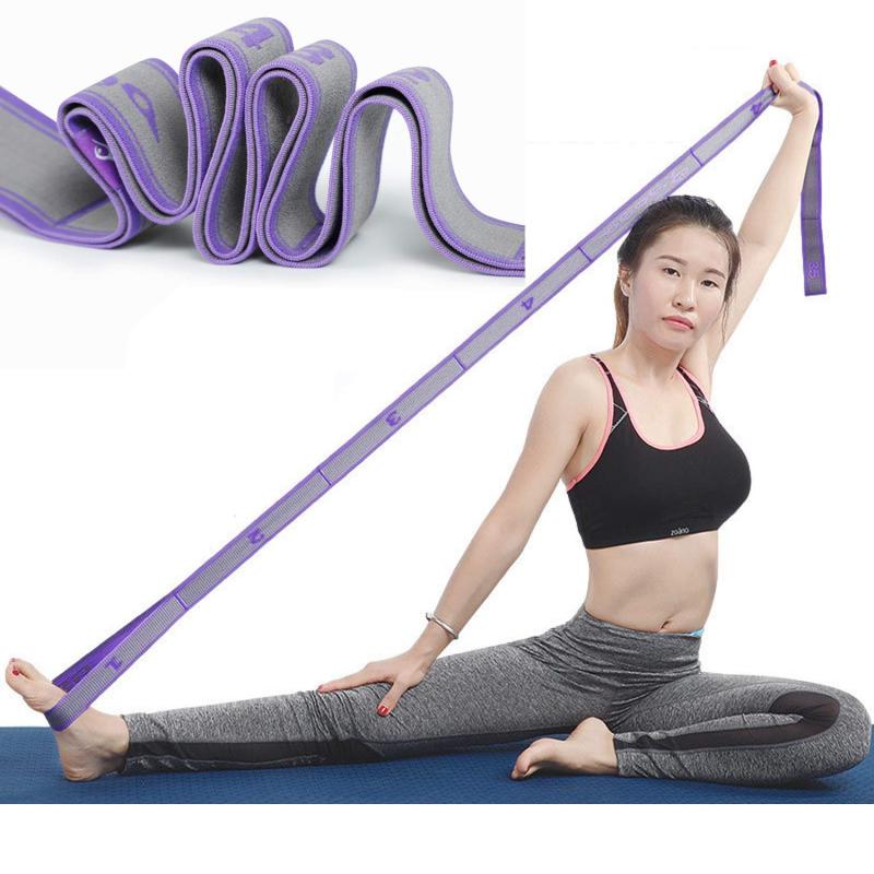 乐天商城 - Naiccy バレエ ストレッチバンド ヨガストレッチストラップ 開脚ストレッチバンド 腰のストレッチバンド 9段階の強度，ヨガ/ダンス/体操/バレエ/テコンドーなど器具 ヨガストレッチ用 子供