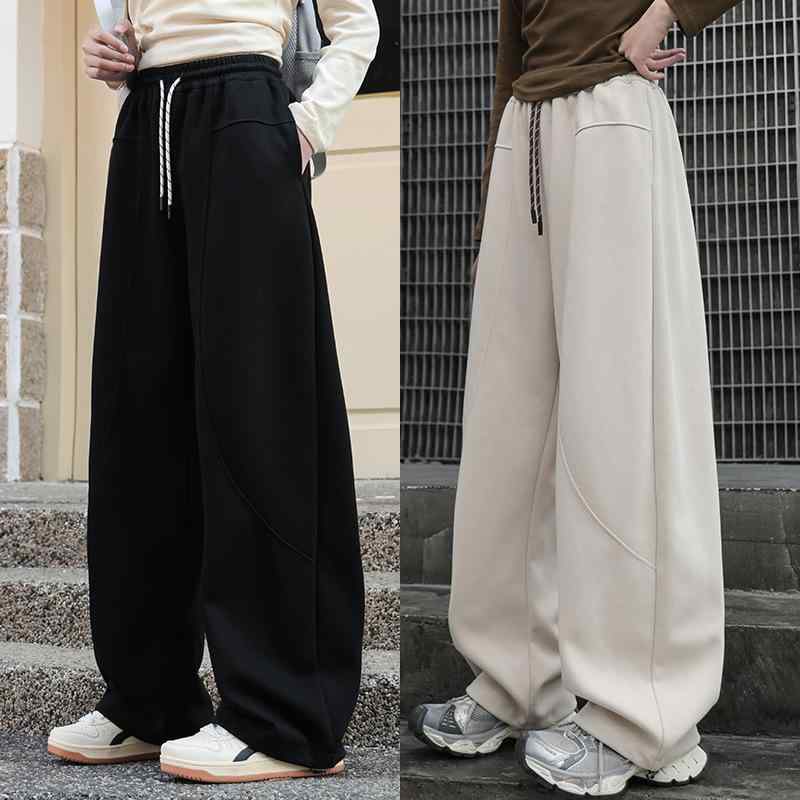 子供服 パンツ ガールズ スポーツパンツ ジャージ ニット 高学年 中学生 春秋 薄手 無地 ウエストゴム ..