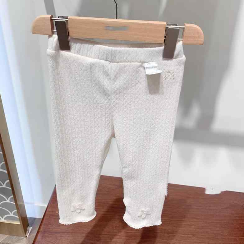 子供服 パンツ 女の子 ホワイト コットン カジュアルパンツ スパッツ 3歳 4歳 5歳 6歳 7歳 8歳 100cm 110cm 120cm 130cm 90cm 春秋 花柄 レース
