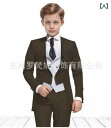 子供用フォーマルスーツ 3点セット 男の子用セレモニースーツ 結婚式 発表会 パーティー ジャケット パンツ ベスト 3歳 4歳 5歳 6歳 7歳 8歳 9歳 ...