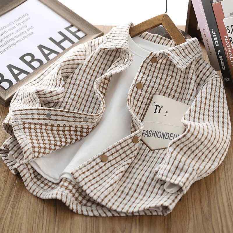 シャツ キッズ 長袖 格子柄 春秋 子供服 男の子 かわいい カジュアル 普段使い 110cm 120cm 130cm 140cm 150cm 160cm 170cm 黒 ブラック 茶色 ブラウン 赤 レッド