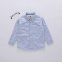 シャツ キッズ 男の子 子供服 長袖 ストライプ柄 コットン100% 襟付き 薄手 通学着 普段着 春秋 白色 ピンク系 黄色 水色(x5)