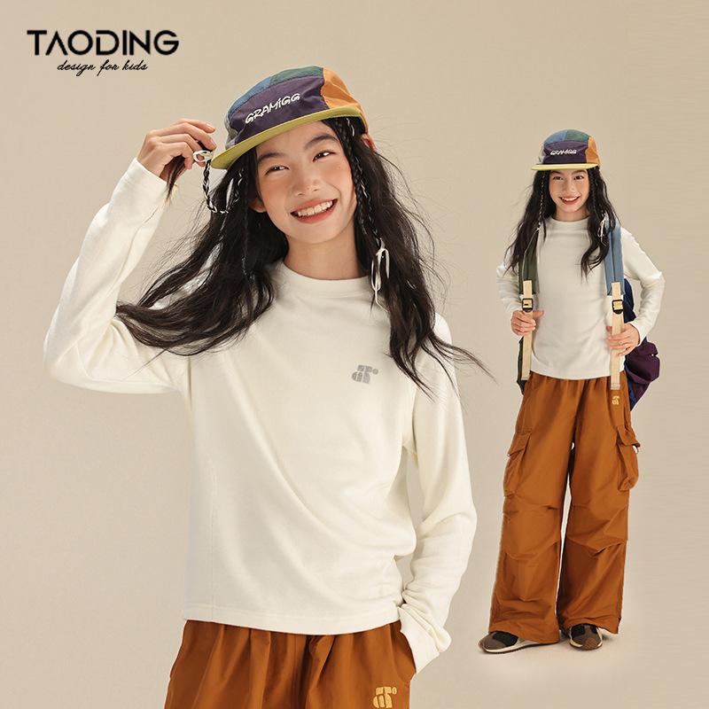 Tシャツ キッズ 女の子 長袖 秋冬 保温 蓄熱 無地 シンプル スポーツ インナー 再生繊維