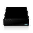 エレコム 外付けハードディスク HDD 4TB テレビ録画 PC ファンレス設計 静音 縦置き/横置き ブラック ELD-STV040UBK(2)