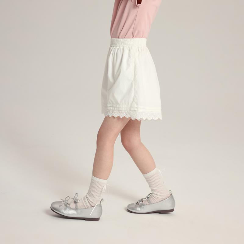 子供服 キッズ 女の子 ショートパンツ パンツ 夏物 子供用 短パン ガールズ コットン 花柄 フリル ホワ..