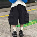 子供用パンツ 春夏 ワークパンツ ハーフパンツ 中 круп 子供 男の子 カジュアルパンツ 綿100% 無地 130cm 140cm 150cm 160cm ...