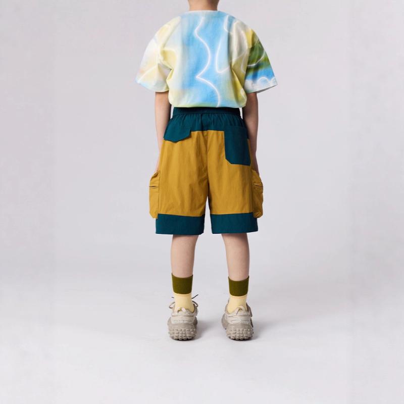 子供服 ショートパンツ 男の子 スポーツ ハーフパンツ 切り替え 夏 普段着 部屋着