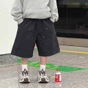 子供服 ハーフパンツ 男の子 春夏 子供 潮 ワークパンツ 夏用 パンツ(x2)