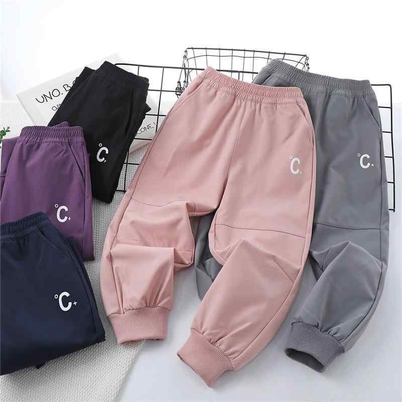 子供服 パンツ 長ズボン キッズ 男女兼用 スポーツパンツ 5色 混紡 伸縮性 中腰 春秋 普段着 グレー 紺..