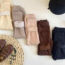 子供用パンツ 裏起毛レギンス 男女兼用 普段使い 秋冬 綿100% 伸縮性 柔らかい 花柄 ホワイト グレー ブラック チョコレート ベージュ ピンク(x2)