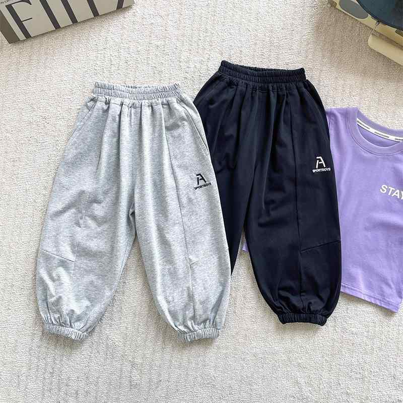 子供用パンツ キッズ ズボン 男女兼用 コットン 混紡 ロングパンツ 薄手 接触冷感 普段使い 保育園 幼..