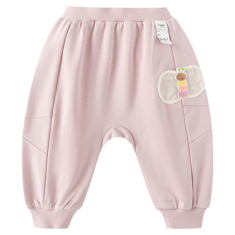 子供用パンツ 春秋 ベビー 大PPパンツ コットン ズボン 赤ちゃん 幼児 長ズボン 80 90 100 110 藏青色 ..