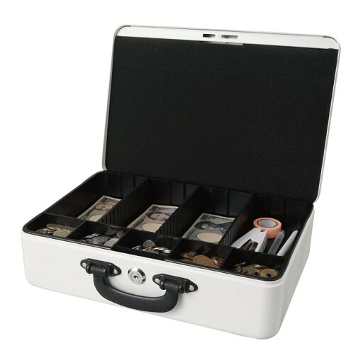 カール事務器 そとレジ 手提げ金庫 キャッシュボックス アタッシュケース型 簡易レジ シリンダー錠 MR-2700 カール事務器 そとレジ 手提げ金庫 キャッシュボックス アタッシュケース型 簡易レジ シリンダー錠 MR-2700