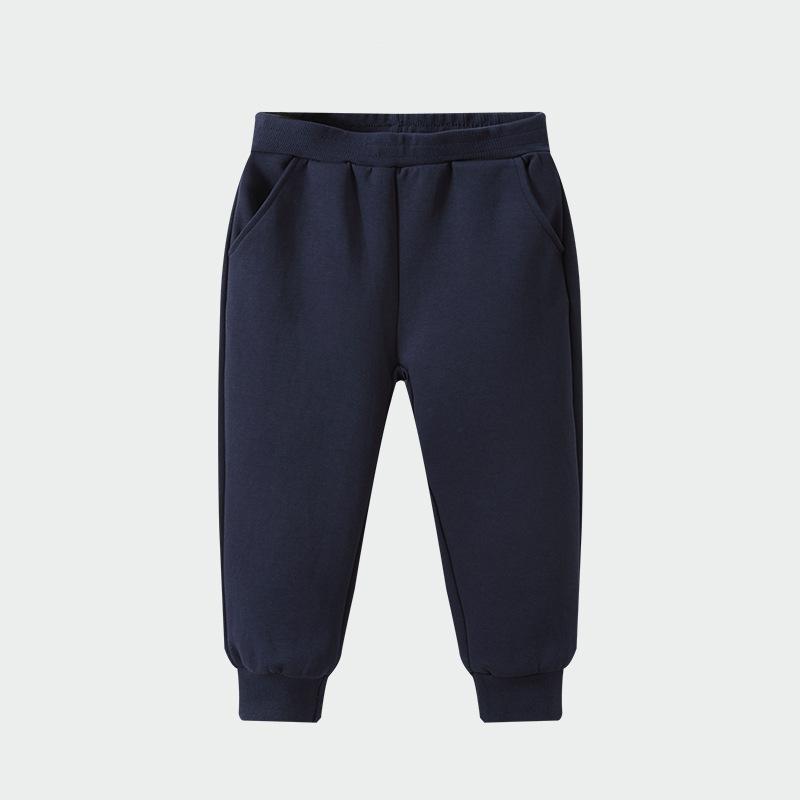 子供用パンツ ボーイズ 長ズボン スウェットパンツ ジャージパンツ 普段着 部屋着 綿 無地 伸縮性 ウエ..