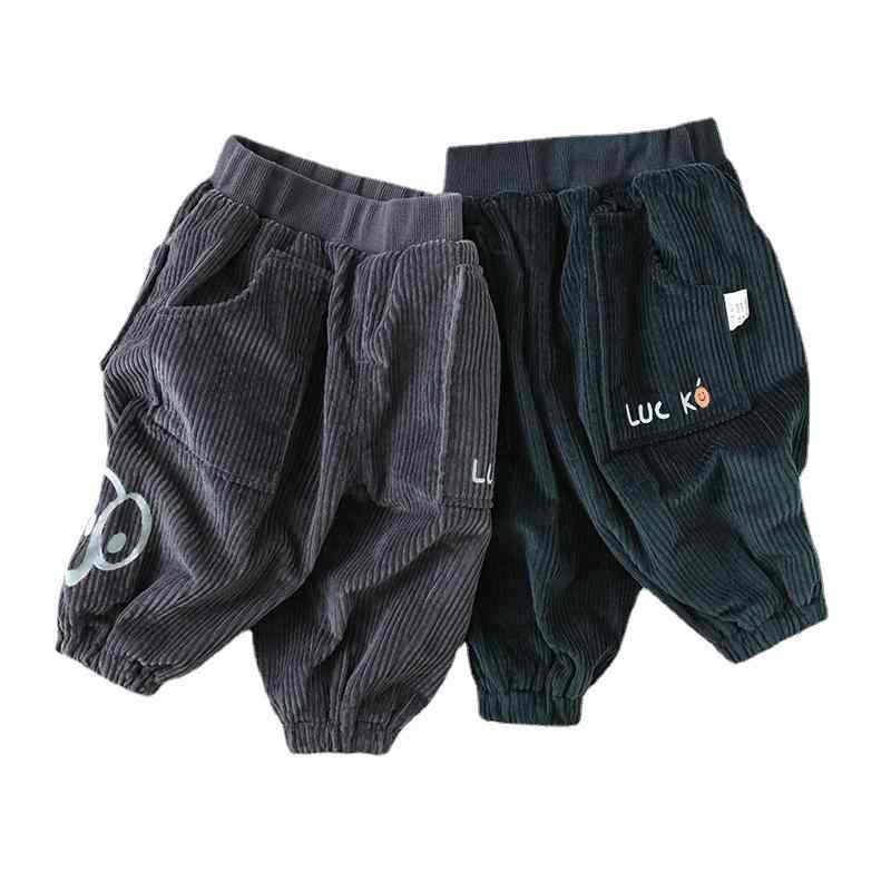 ベビー コーデュロイ パンツ 厚手 裏起毛 カジュアル パンツ 長ズボン 秋冬 男の子 幼児 グレー グリー..