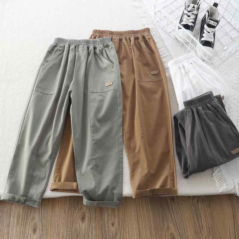 子供用パンツ 薄手コットンパンツ ボーイズ ガールズ ゆったり 普段使い カジュアルパンツ カーキ グレ..