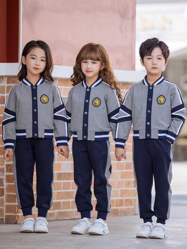 子供用スクールウェア 3点セット 小学生 制服 体操服 ジャージ 上下セット 長袖 Tシャツ 長ズボン付き ..