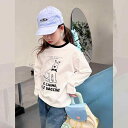 Tシャツ ガールズ 子供服 トップス 長袖 カットソー 綿100% 白 春秋 吸湿速乾 通学 普段使い(4)