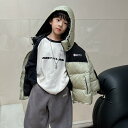 子供用Tシャツ 長袖 秋冬 あったか裏起毛 撞色 切り替え トップス 男の子 防寒(4)
