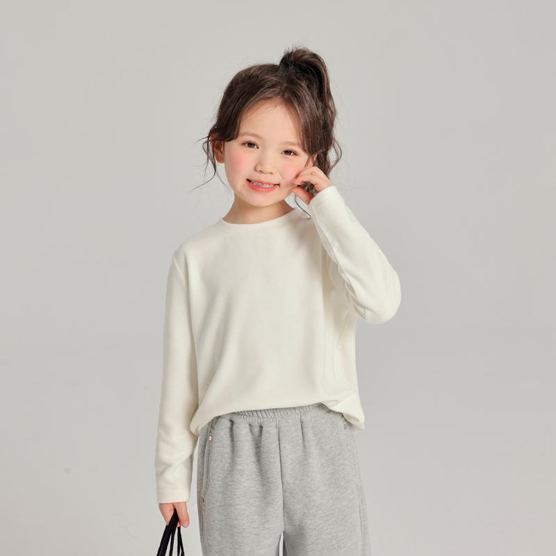 子供服 Tシャツ 長袖 秋冬 女児 裏起毛 カットソー 抗菌 コットン ガールズ トップス 女の子 キッズ イ..