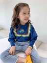 Tシャツ キッズ 女の子 子供服 トップス カットソー 長袖 綿 秋 薄手 無地 90cm 100cm 110cm 120cm 130cm 140cm ベージュ ネイビー オレンジ(4)