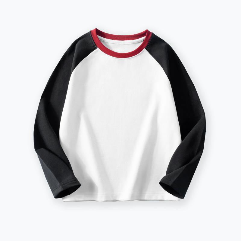 Tシャツ キッズ 女の子 長袖 子供服 配色 トップス カットソー 綿100% 春秋 インナー 普段着 かわいい ..