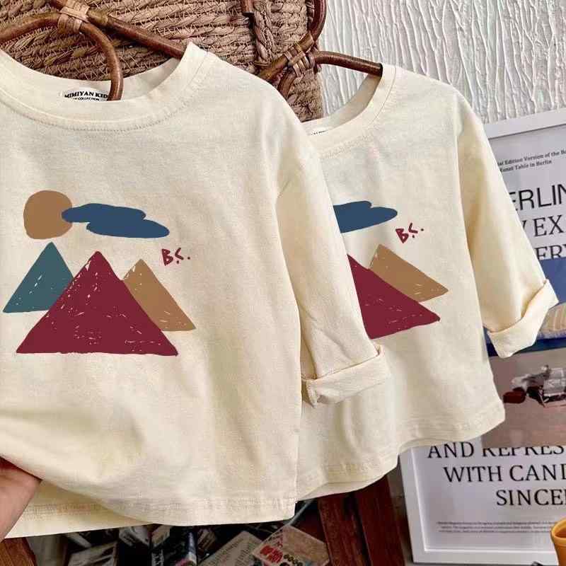 Tシャツ キッズ 子供 長袖 春秋 男女兼用 カットソー 綿100% カジュアル トップス 80cm 90cm 100cm 110..