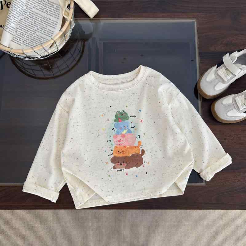 Tシャツ 男児 長袖 春秋 子供用 トップス カットソー コットン100% カジュアル かわいい 白 90cm 100cm 110cm 120cm 130cm 140cm 150cm(4)