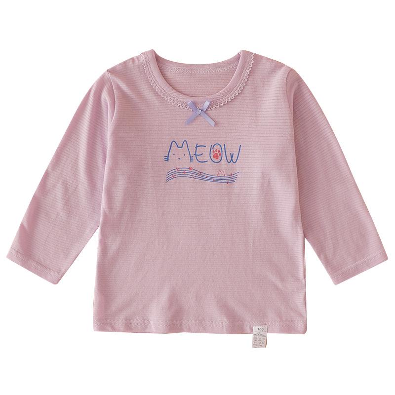 Tシャツ キッズ 春夏 子供服 長袖 ベビー トップス 綿100% 薄手 インナーシャツ かわいい カートーン柄..