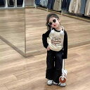 Tシャツ キッズ 女の子 長袖 ショート丈 へそ出し トップス コットン 無地 伸縮性 カジュアル ストリート系 春秋 90 100 110 120 130 140cm(x2)(4)