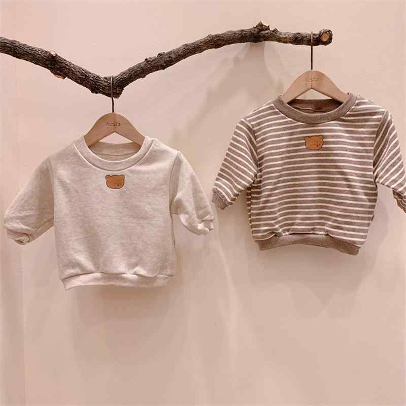 子供服 ベビー キッズ 長袖Tシャツ 春秋 男女兼用 赤ちゃん トップス トレーナー カットソー 綿100% か..