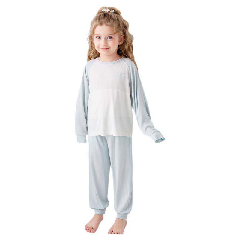 子供用パジャマ 竹繊維 春秋 男女兼用 ベビーキッズ ルームウェア 上下セット 90cm 100cm 110cm 120cm 130cm 140cm 吸湿性 通気性