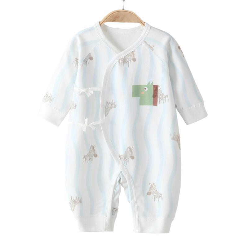 ベビー服 ロンパース カバーオール 新生児 赤ちゃん ベビー 春秋冬 長袖 綿100％ かわいい 柔らかい 52cm 59cm 66cm