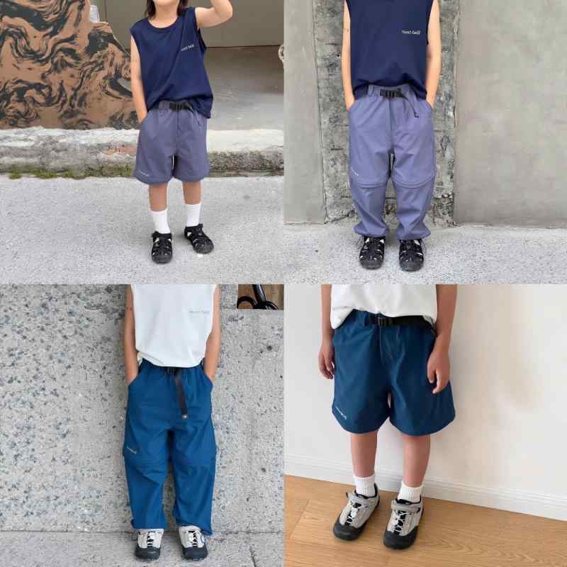 パンツ キッズ 速乾 ロングパンツ 取り外し可能 春夏 ハーフパンツ 2way 子供服 男の子 女の子 伸縮性 ..