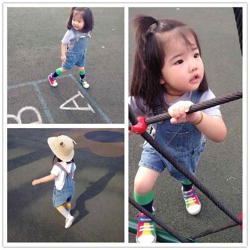 キッズ オーバーオール 子供用 ショートパンツ 韓国風 コットン デニム ブルー 春夏 かわいい おしゃれ..