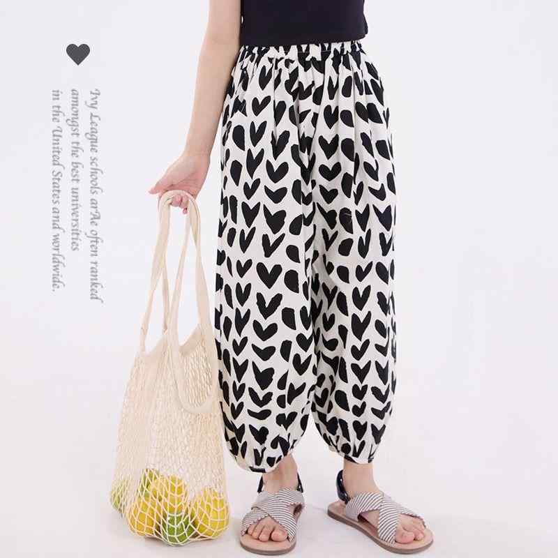 子供用パンツ ガールズ ズボン 春夏 薄手 蚊除け カジュアル スポーツ ワイドレッグ バルーンパンツ 13..