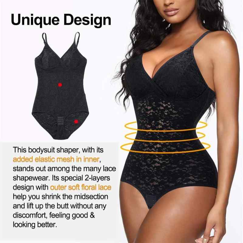 ボディスーツ レディース 美ボディ 補正下着 レース ポリエステル ビスチェ コルセット 紫 ブラウン 米..