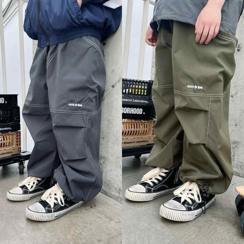 キッズ パンツ 山系 アウトドア 防⽔ 速乾 ロングパンツ ズボン 春秋 男の子 ⼥の⼦ 無地 ミリタリーグ..