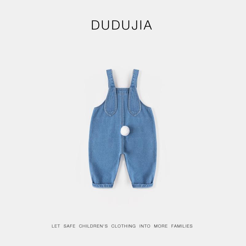 子供服 オーバーオール ベビー デニム ロングパンツ 春秋 幼児 カジュアル 73 80 90 100 110 120cm