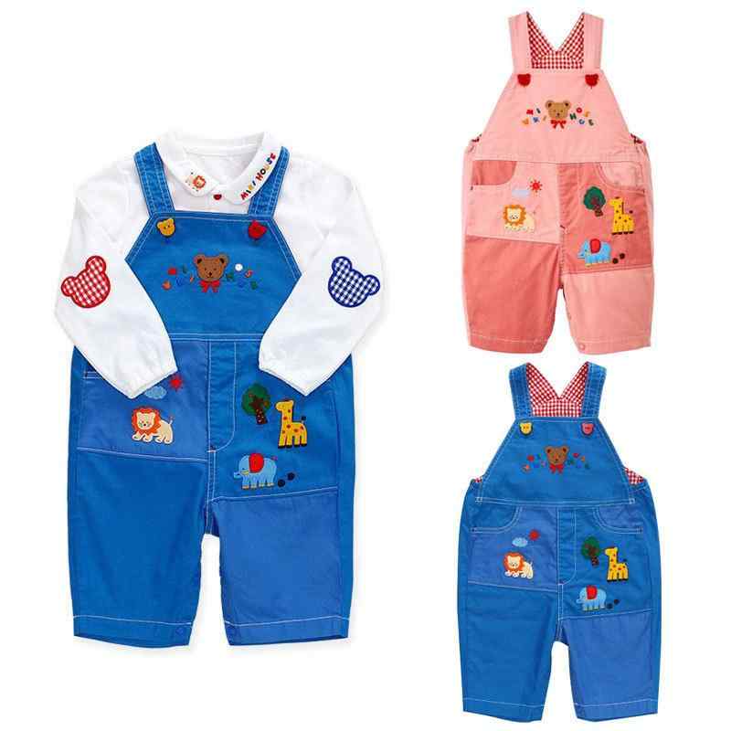 子供用ショートパンツ 春夏 男女兼用 キッズ ベビー ブルマ カートゥーン アニマル 刺繍 コットン 背当..