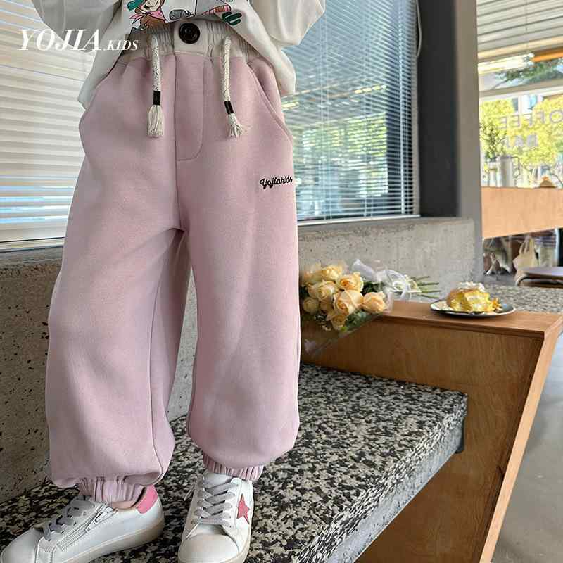 子供服 スウェットパンツ ガールズ 女児 スポーツパンツ ロングパンツ 女の子 春物 秋物 ピンク ブルー..